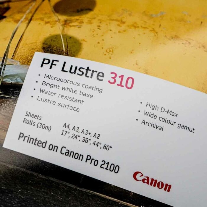 Fotospeed PF Lustre 310 g/m² - 44" x 30 meter