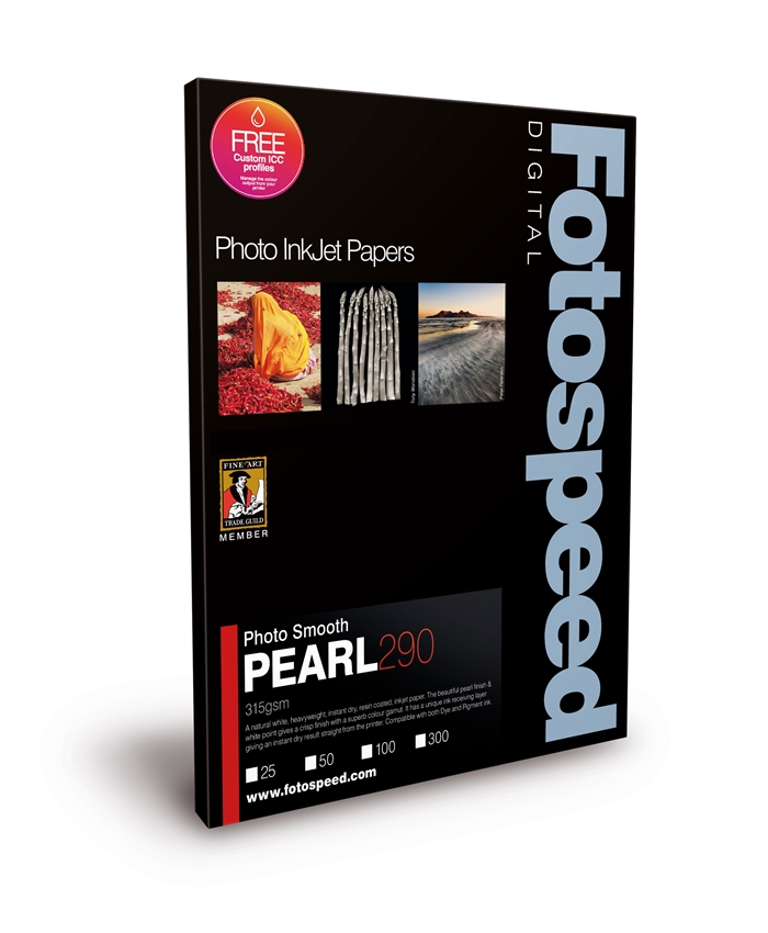 Fotospeed Photo Smooth Pearl 290 g/m² - 8x10, 100 ark