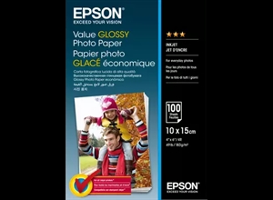 Epson Value Glossy Fotopapper 183 g/m2 - 10x15cm - 100 ark