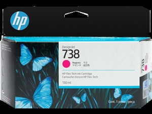 HP 738 130 ml Magenta DesignJet bläckpatron