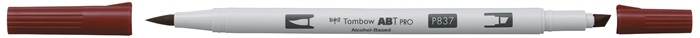 Tombow Marker alkohol ABT PRO Dual Brush 837 red