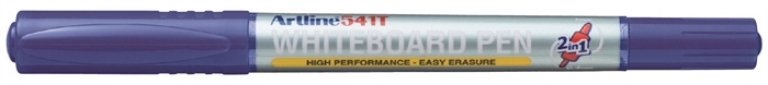 Artline Whiteboard Marker 541T 2-i-1 blå