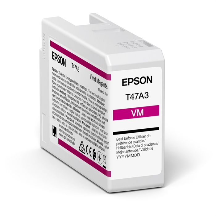 Epson Vivid Magenta 50 ml bläckpatron T47A3 - Epson SureColor P900