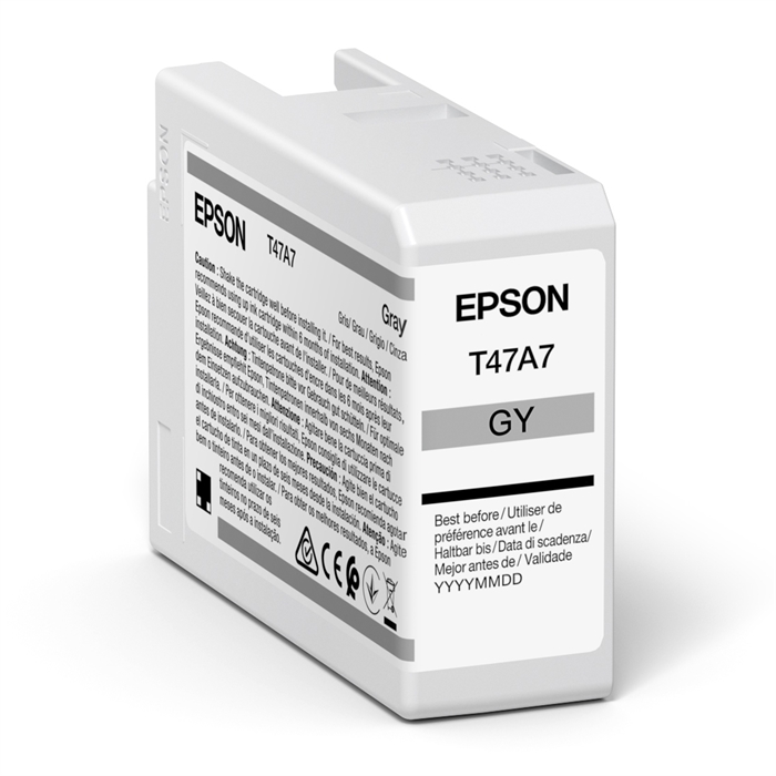 Epson Gray 50 ml bläckpatron T47A7 - Epson SureColor P900