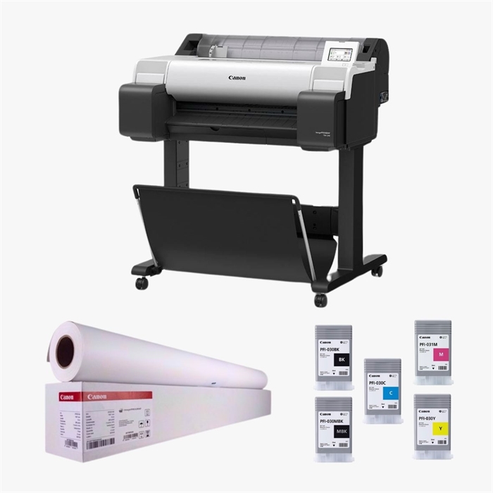 Canon POS TM 240 inkl. stativ - Extra bläck och 2 rullar papper