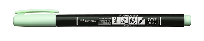 Tombow Marker Fudenosuke mjuk pastellgrön