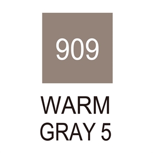 ZIG Clean Color Brush Pen 909 Warm Gray 5