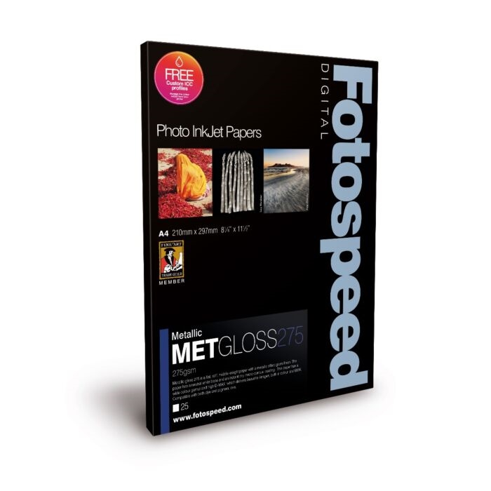 Fotospeed Metallic Gloss 275 g/m² - A2, 25 ark