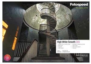 Fotospeed High White Smooth 315 g/m² - 60" x 15 meter