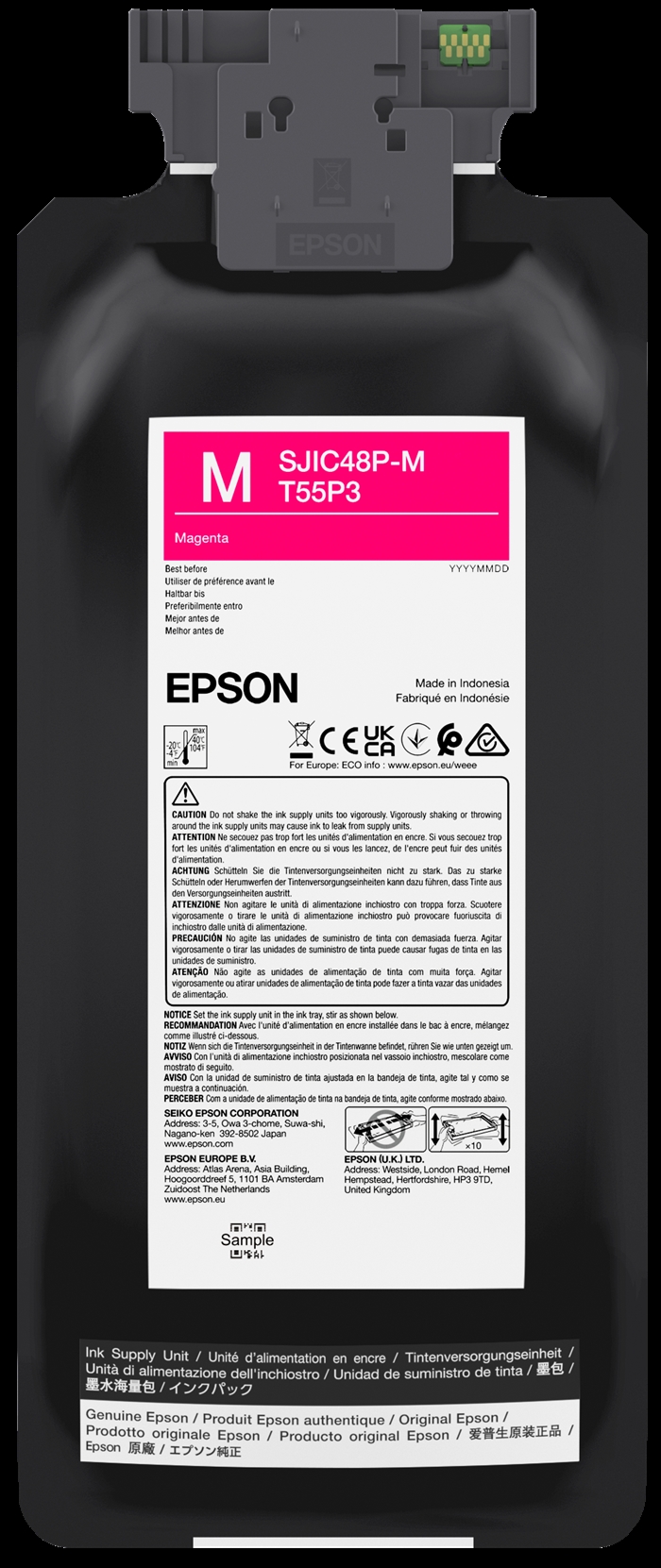 Epson Magenta bläckpatron till Epson ColorWorks C8000